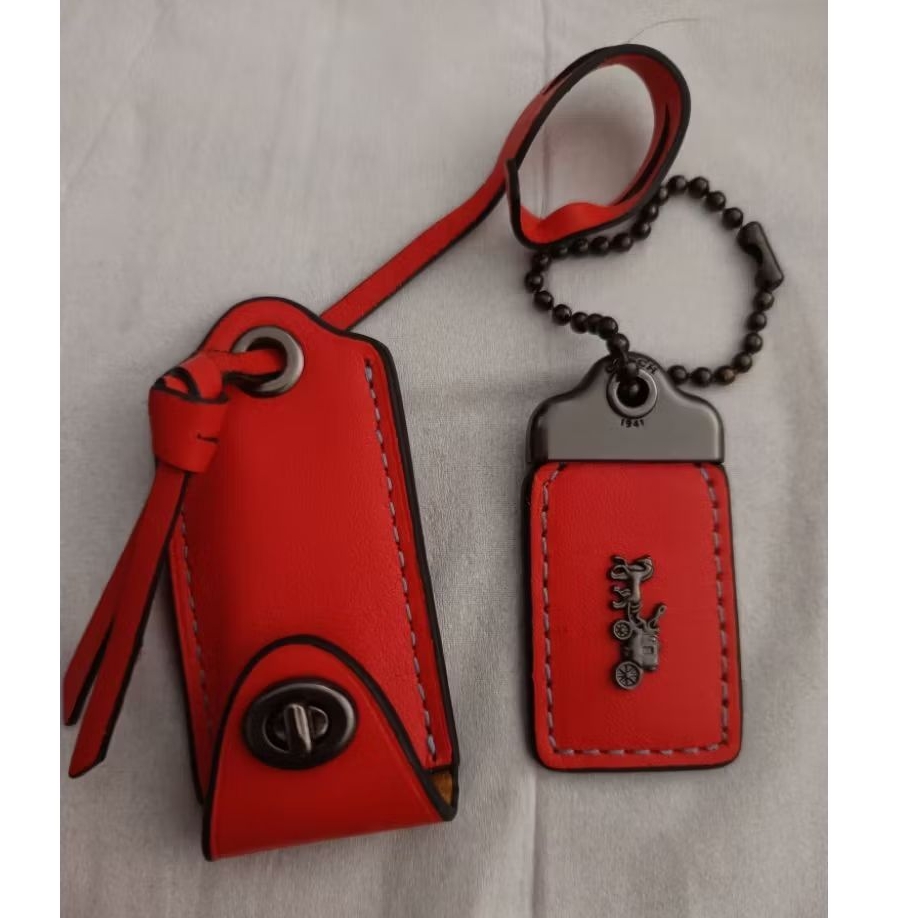 Bag Charm Gantungan tas Coach Rogue Varsity Hiasan