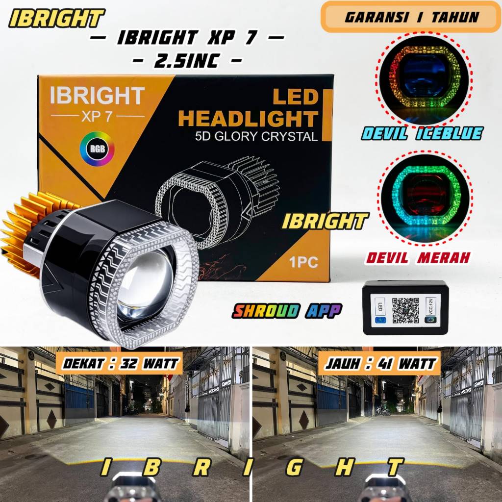 IBRIGHT XP 7 - Biled Matrix 2.5inc