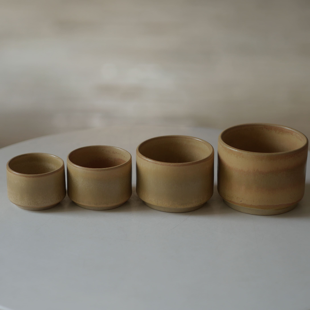 kaloka pottery - Cup - Cup C209  Earthy Gold  series