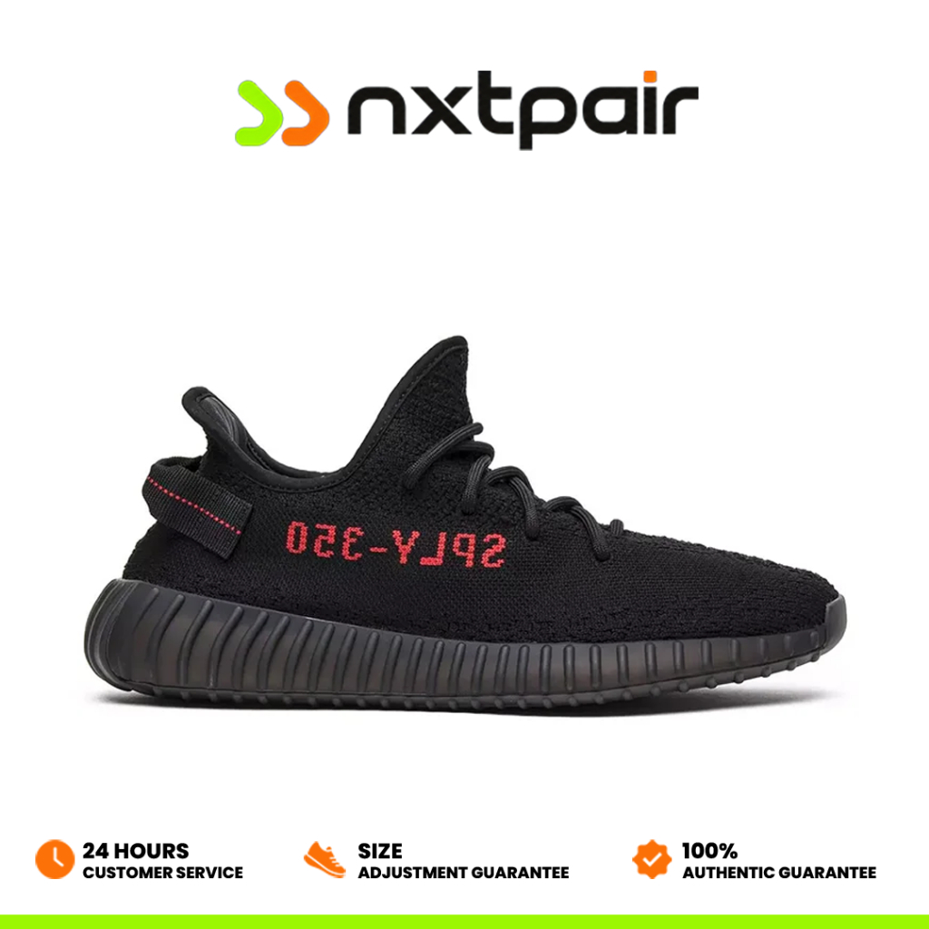 NXTPAIR - Adidas Yeezy 350 Boost V2 Bred Black Red
