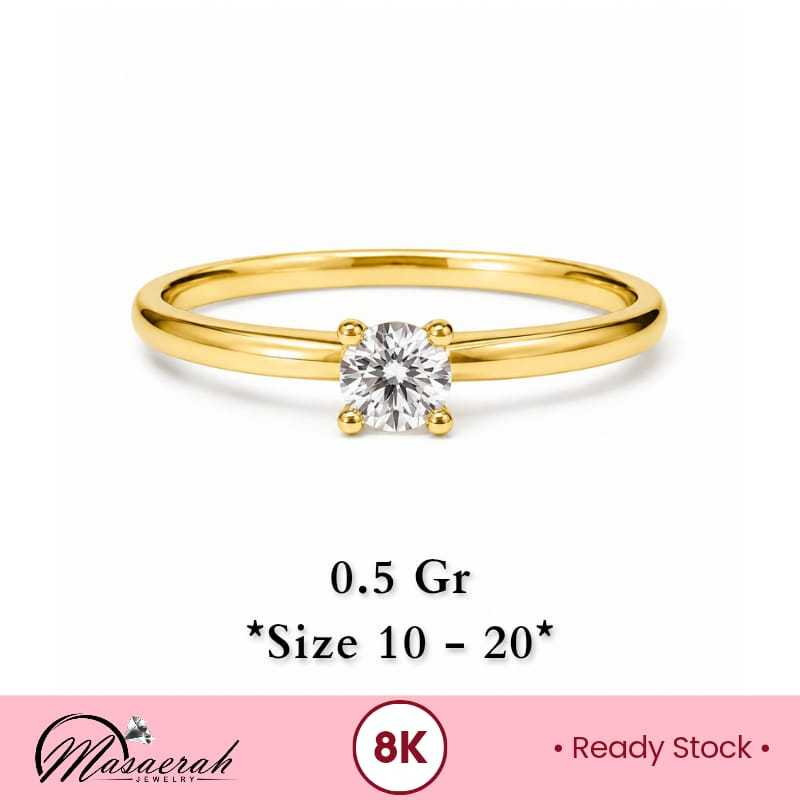 Cincin Emas 8K - 0.5 Gram 219