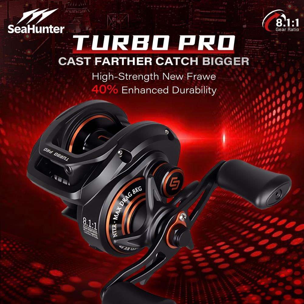 Reel BC SeaHunter Turbo Pro Baitcasting Reel handel kiri