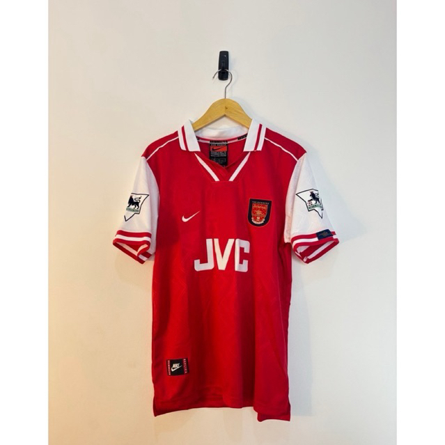 Jersey Arsenal Home 1996–1997 BERGKAMP 10 – Size M