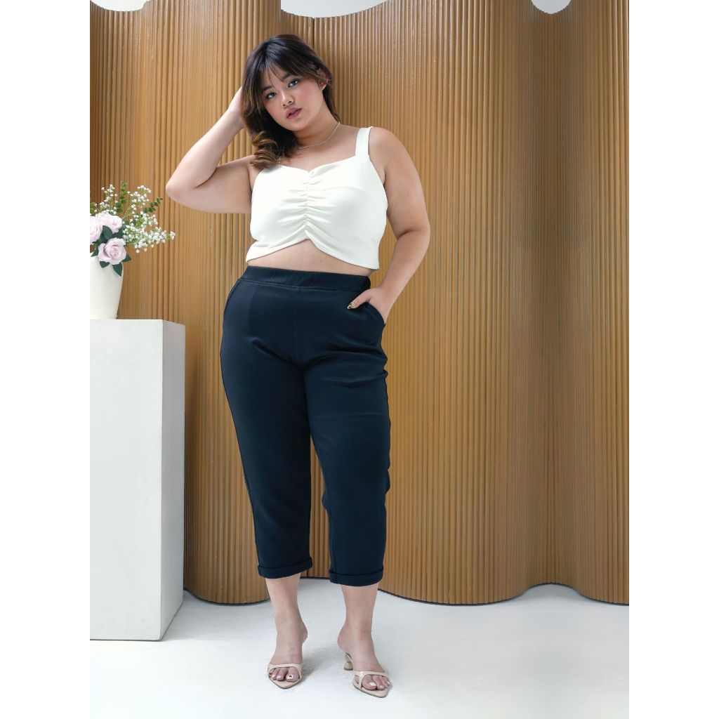 Xtramiles - Simone Bralette Tanktop Scuba Premium Big Size Jumbo LD Up to 140