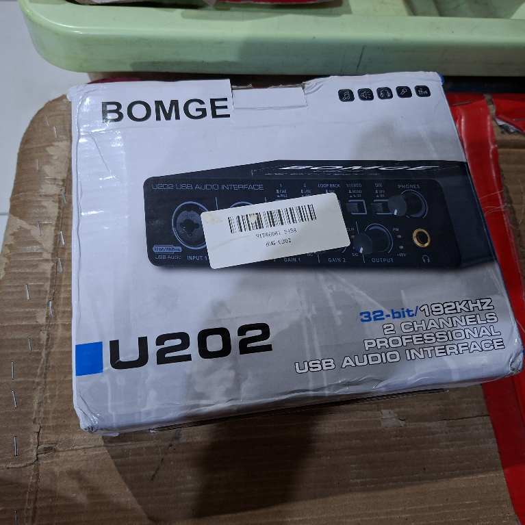 BOMGE U202 USB Audio Interface 32-bit 192kHz 2 Channels Professional