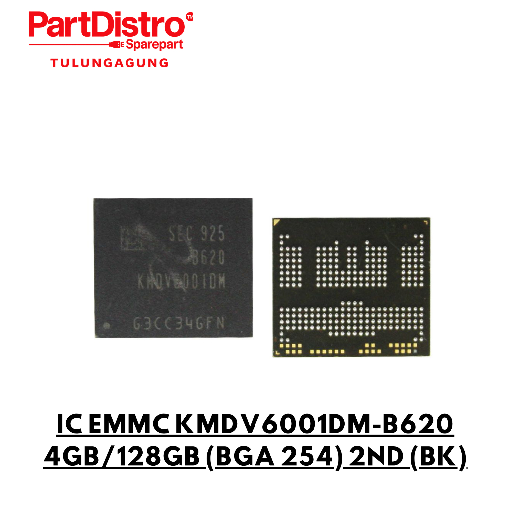 IC EMMC KMDV6001DM-B620 4GB/128GB (BGA 254) 2ND (BK) READYY