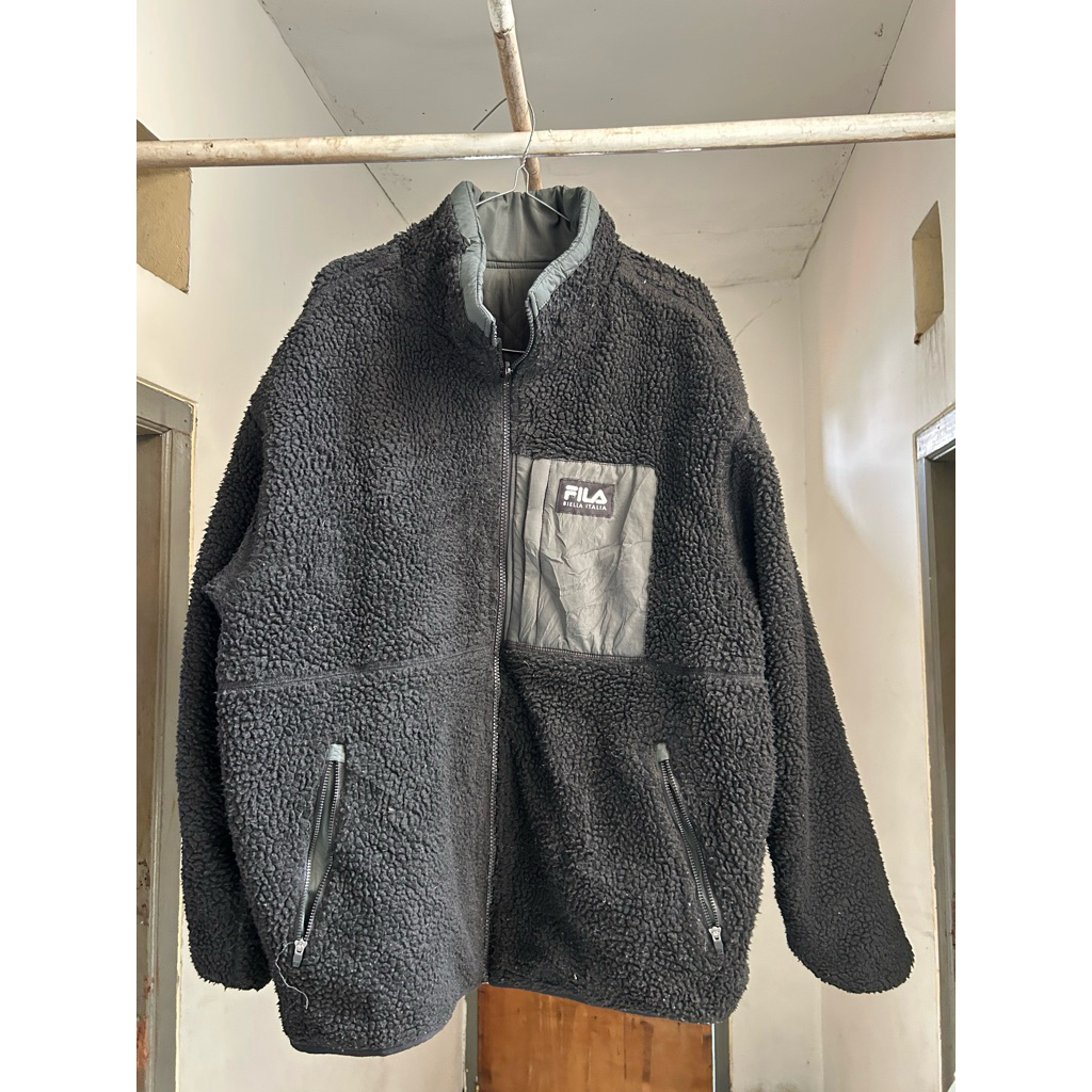 FILA Reversible Jacket Puffer-Sherpa Second Original