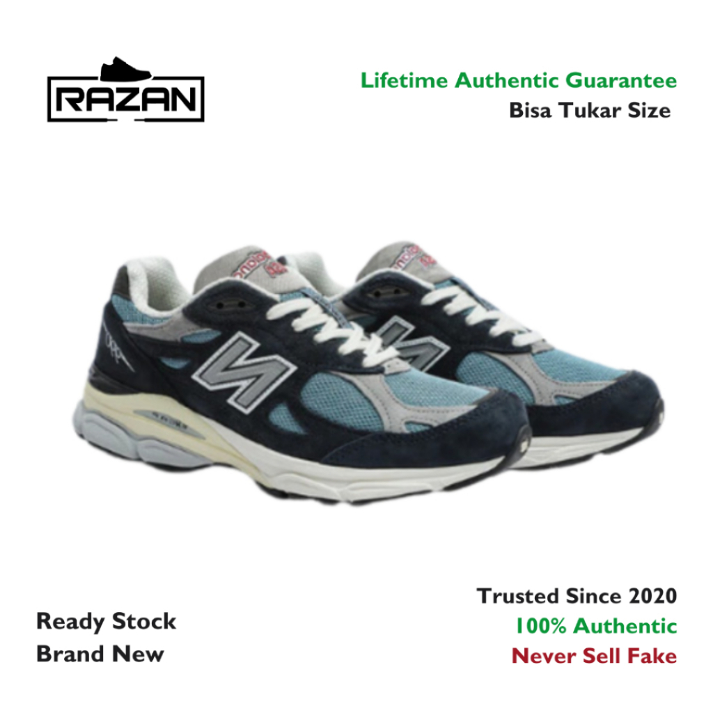 New Balance 990v3 Teddy Santis Made in USA Navy 100% Authentic Original