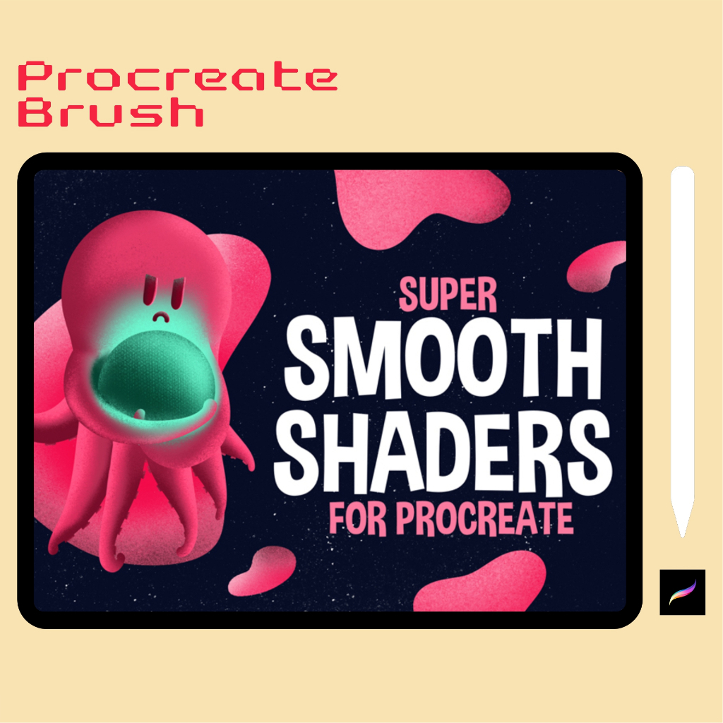 Procreate Brush - CreativeMarket SHADER BRUSHES