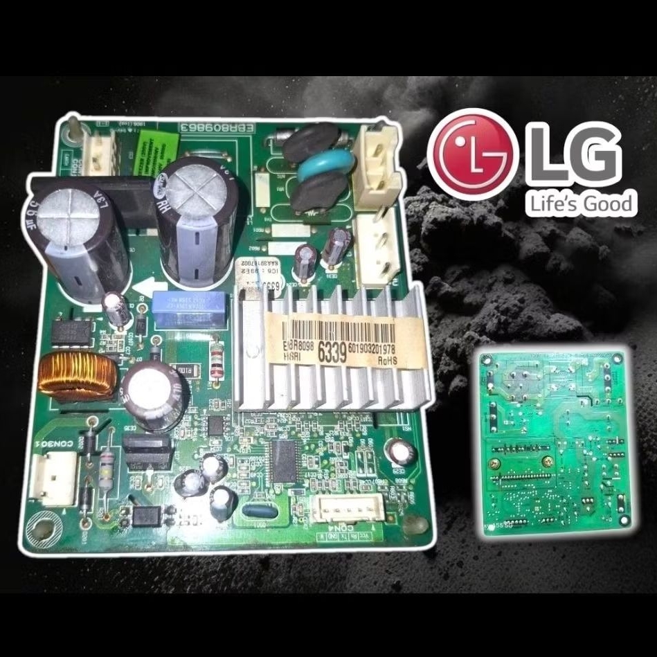 kulkas freezer lg inverter 6 rak modul inverter LG frezeer   6339  Ebr809863  Ebr8098 6339  seri 633