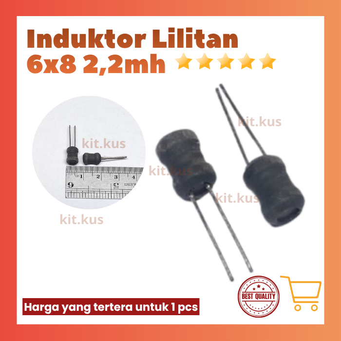 Induktor Lilitan 6x8 2,2mh