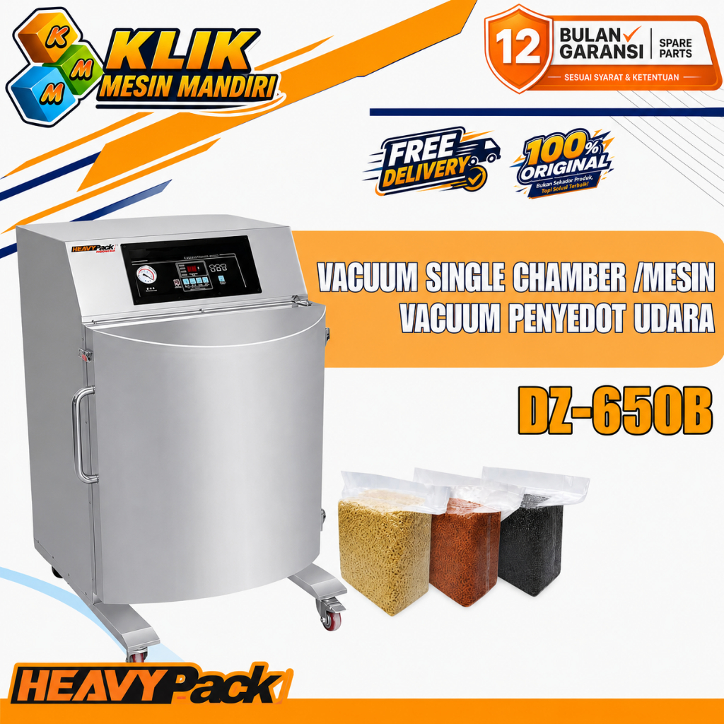 Mesin Vacuum Selaer Kabinet Model DZ-650B HEAVYAPACK