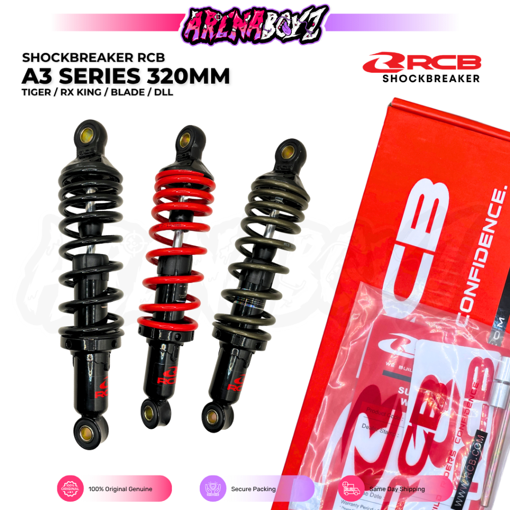 RCB Racing Boy Shockbreaker A3 SERIES RX King Tiger 320mm Shock Non Tabung RCB Original Parts