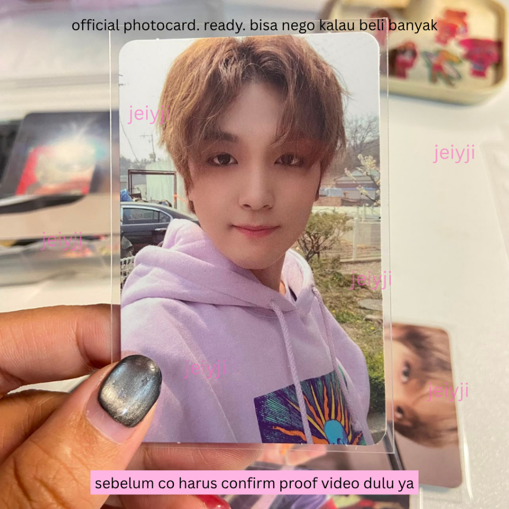 nct photocard official - haechan ridin rollin nct dream