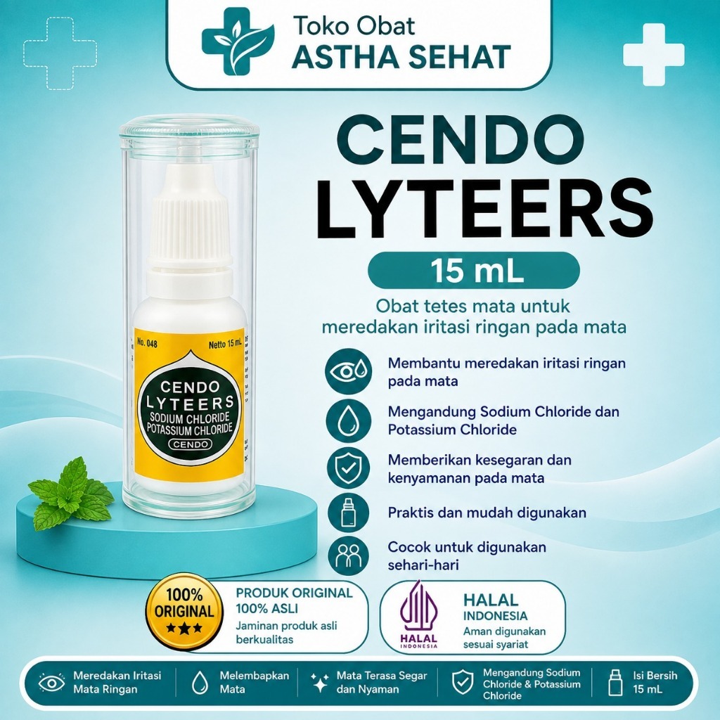 CENDO EYEFRESH Obat Tetes Mata 15 mL | Original