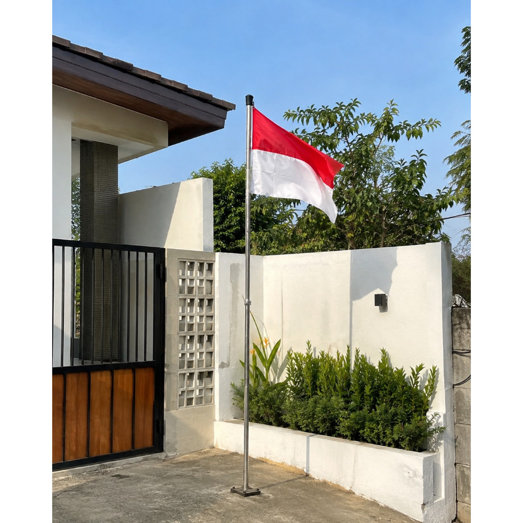 TIANG MULTIFUNGSI ANTI KARAT / TIANG ANTENA / TIANG BENDERA 3METER & 4METER / TIANG WIFI  / TIANG SE