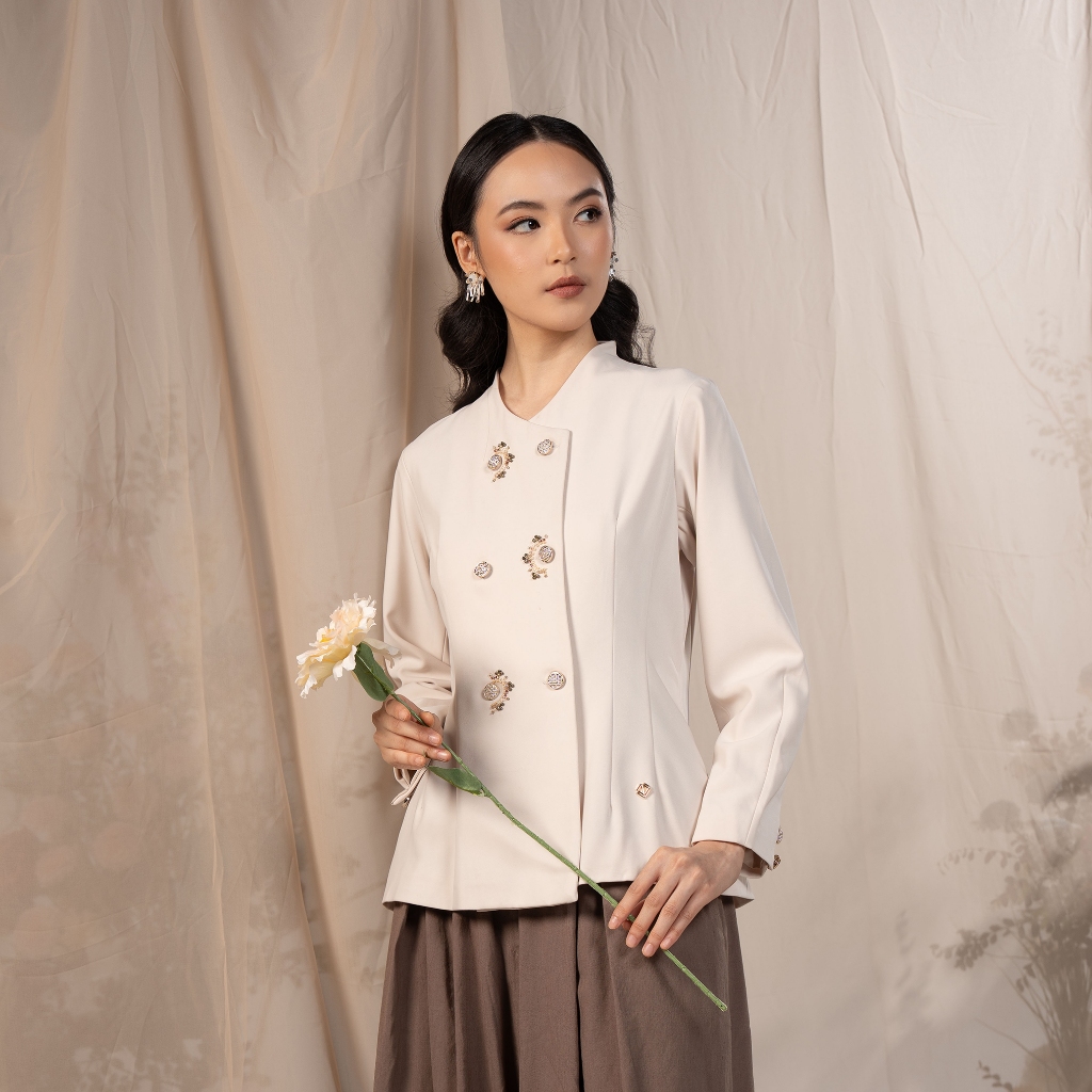 Vaia Atelier - Atasan Kemeja Wanita Selaras