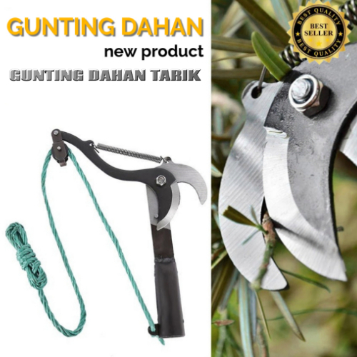 [ ORIGINAL ] Gunting Dahan Ranting Pohon Alat Potong Dahan Pohon Tarik Tali
