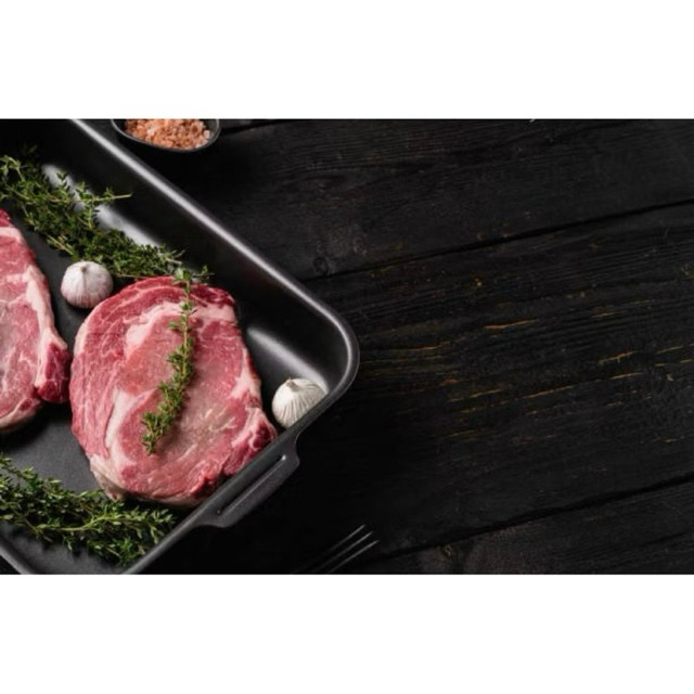 [BEEF STEAK] Ribeye Prime Steer Grass Fed Australia 1 Kg - Halal Segar Vacuum Pack