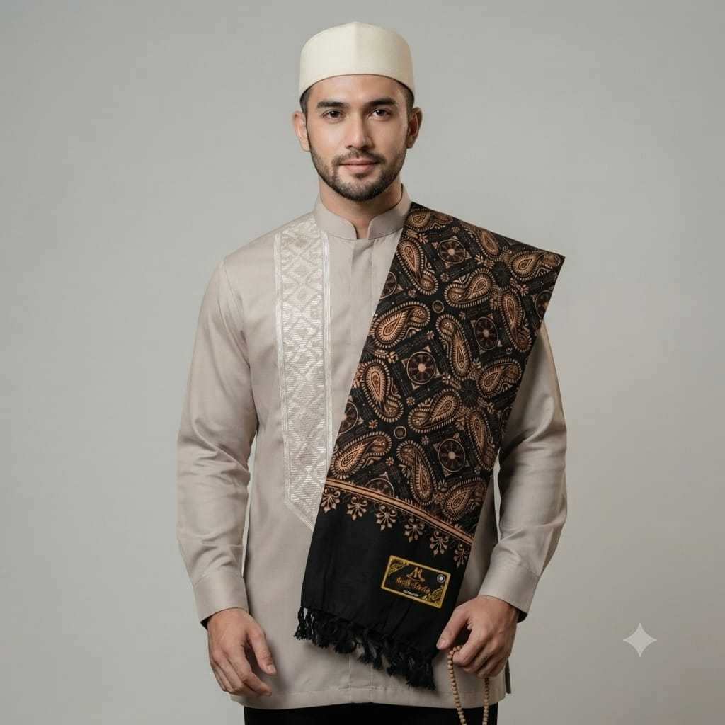 SORBAN BATIK BUYA YAHYA SORBAN TEROMPAH SORBAN KASHMIRI
