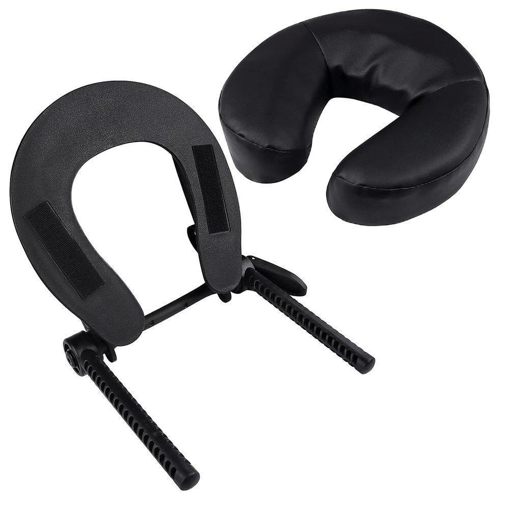 OG Home Massage Headrest Adjustable Face Pillow Kit Ergonomic Support Cushion for Neck Back Relaxati