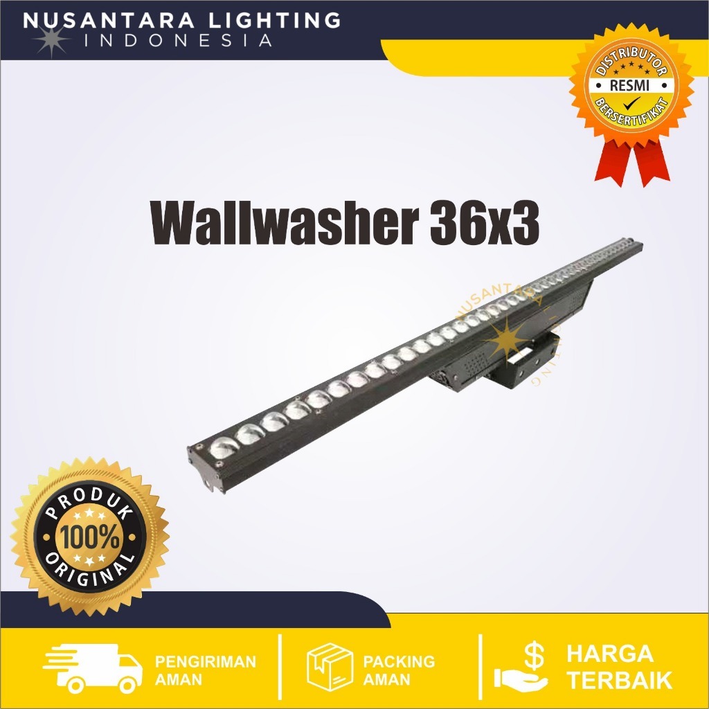 Wallwasher 36x3 - Wall washer 24x5 LED RGB - Lampu Sorot Dinding - Bar Light - Wall Washer