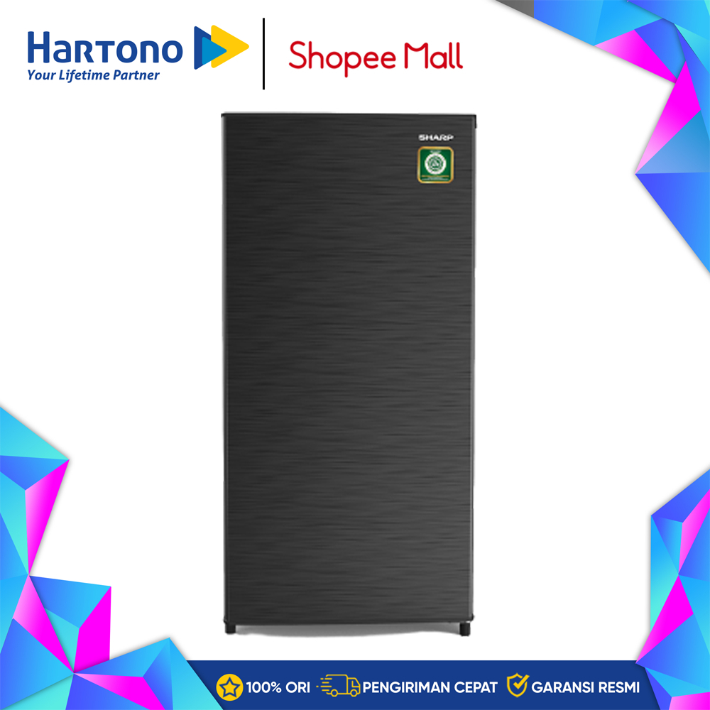 Sharp 166L / 157L Kulkas 1 Pintu Kirei III Series Refrigerator SJN183NHS