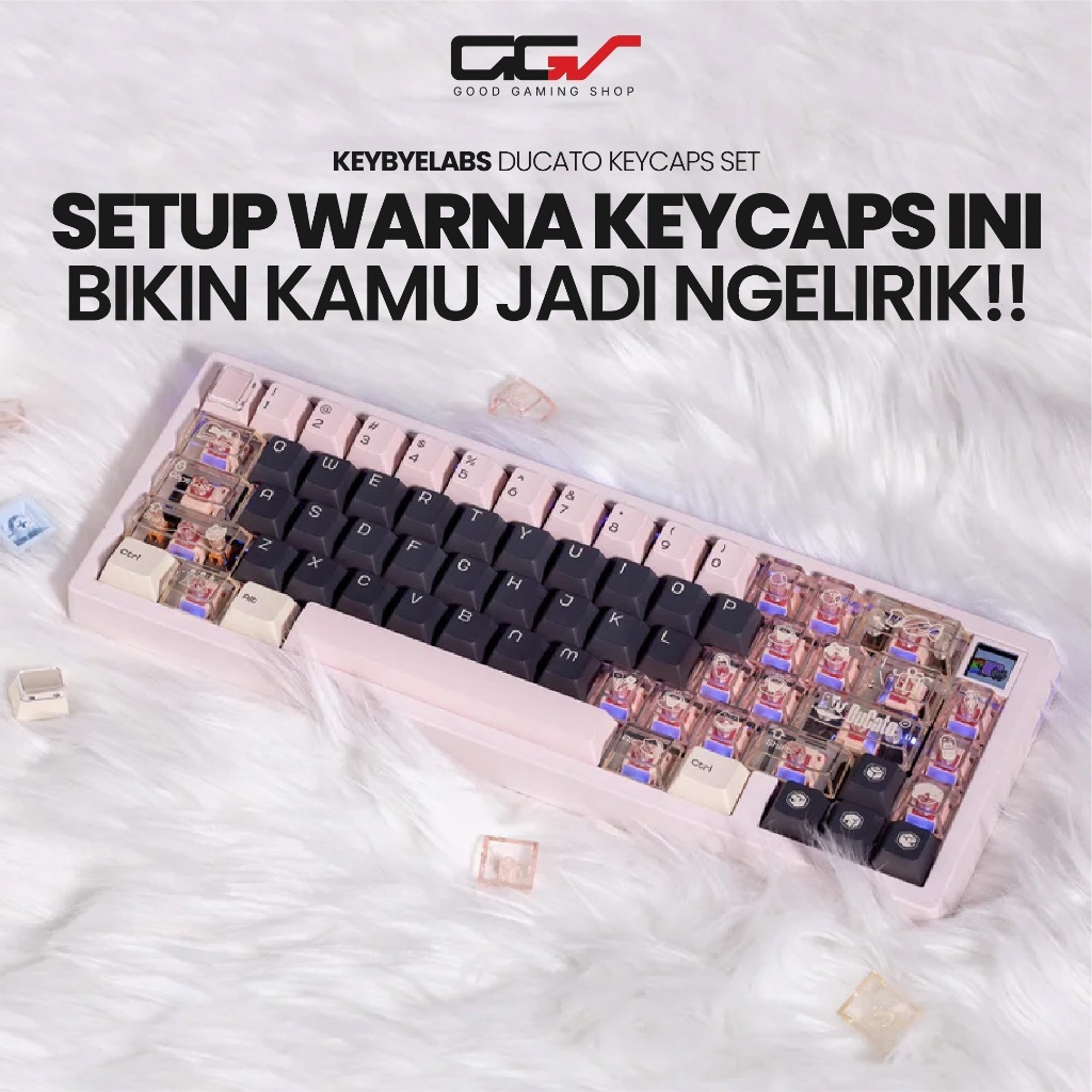 KeyByeLab Ducato Keycap Set, Cherry Profile, Dye Sub PBT KeyCap