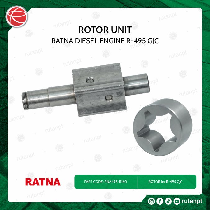ROTOR UNIT / SPAREPART FOR RATNA R495G-JC / KIPAS MESIN DIESEL RATNA / DIESEL ENGINE