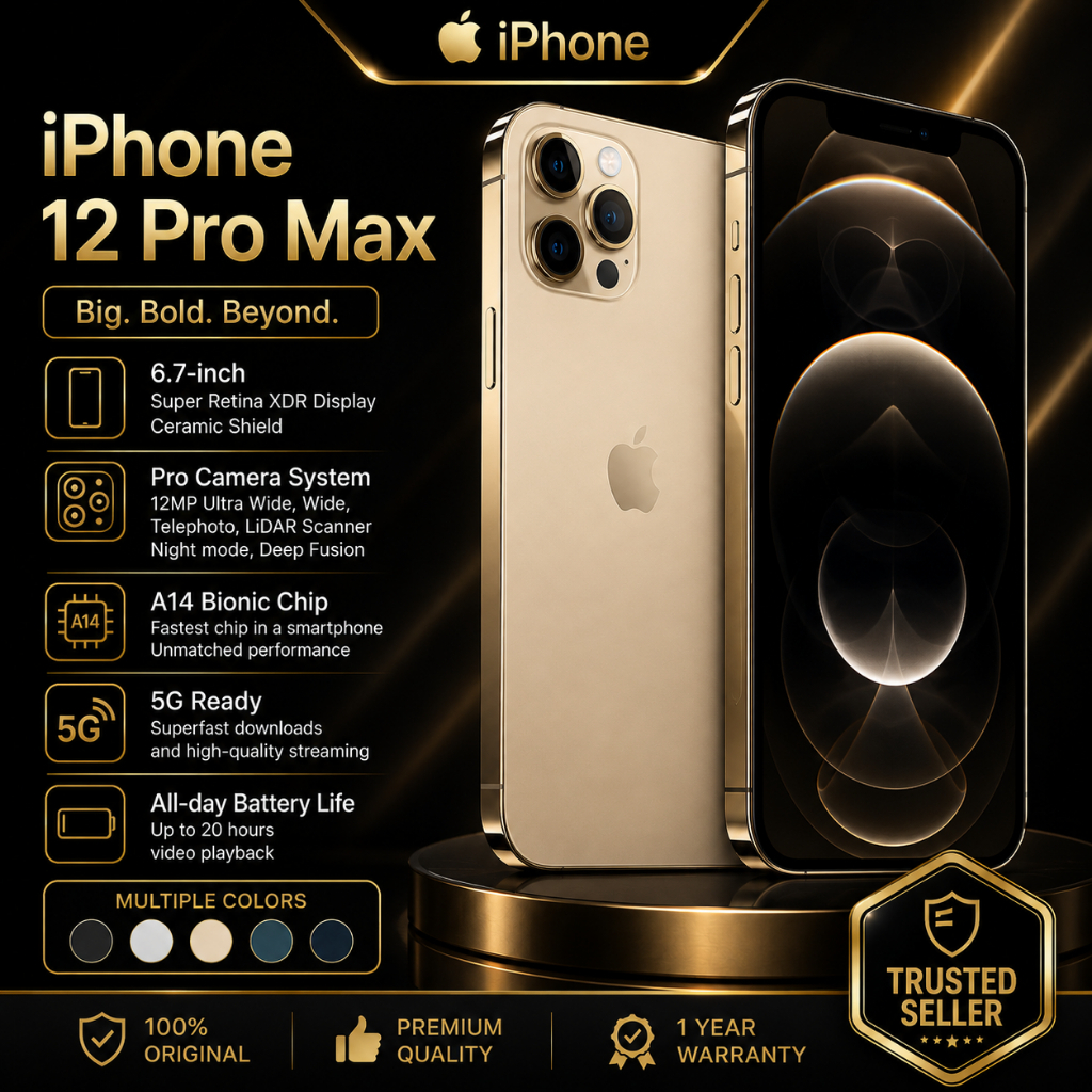 iPhone 12 Pro Max iBox IMEI Permanen Garansi 24 Bulan 100% Original Second Like New iPhone Fullset