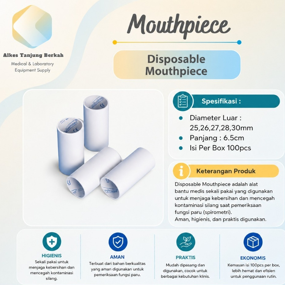 Disposable Mouthpiece Spirometri