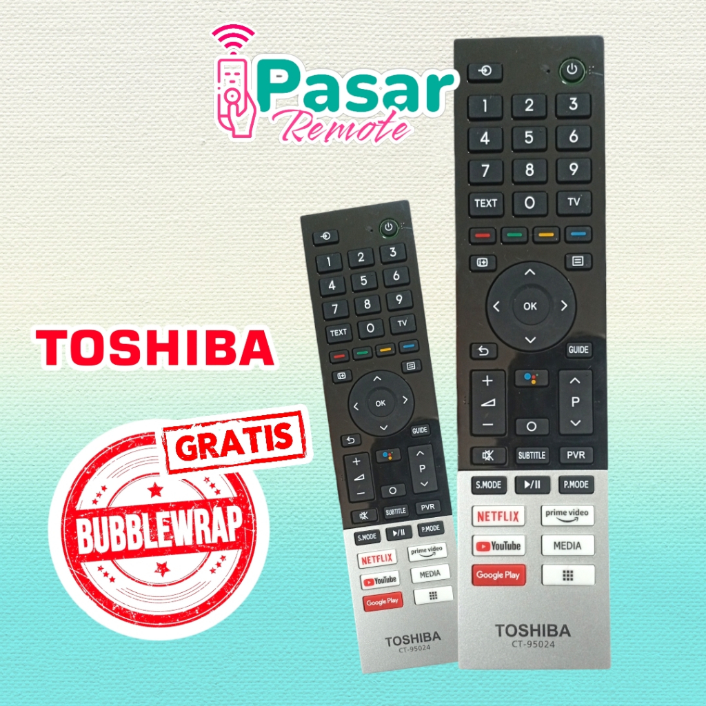 REMOTE TOSHIBA TV LED SMART / ANDROID TV