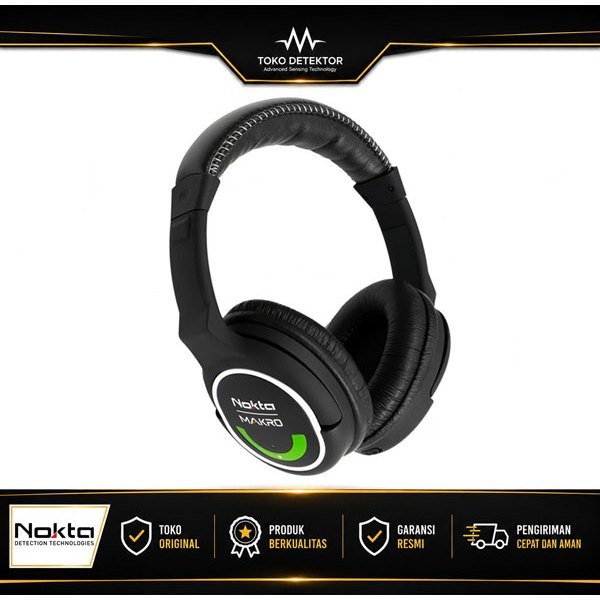 Nokta Wireless Headphones Green Edition 2.4GHz Resmi - Nokta Wireless Headphones - Headphone Nokta -
