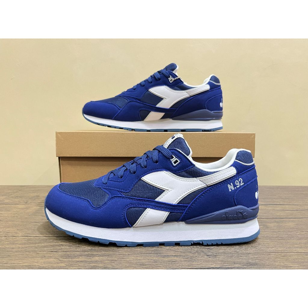 Sepatu casual Sneakers pria Diadora N 92 N.92 Navy Beige Original