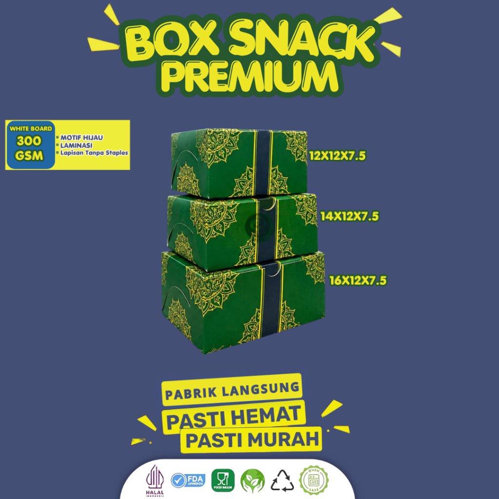 Snack Box 12x12 Premium Snack Box 12x12 (B43WB17-12X12X7 Cm)