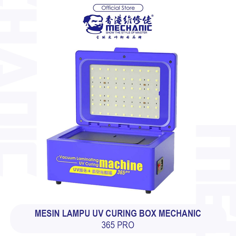 MECHANIC 365 Pro Mesin UV Curing Box Vacuum Laminating 60W untuk LCD