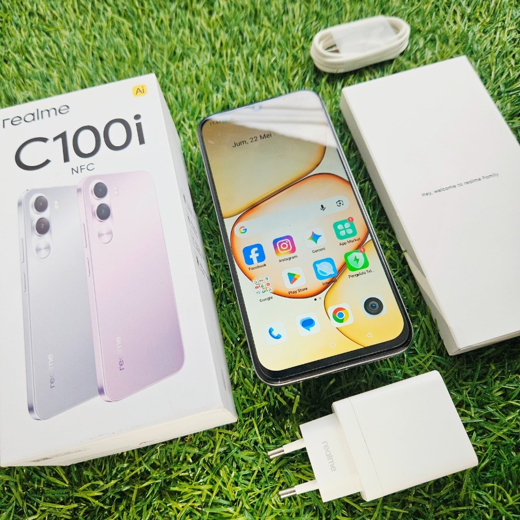 REALME C100i NFC SECOND 4/128GB HP SECOND HP SEKEN HP BEKAS HP MURAH