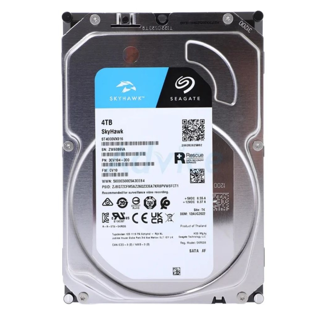 HARDISK SEAGATE 4TB SKYHAWK SURVEILLANCE CCTV -  SATA 3.5" HDD Seagate Skyhawk