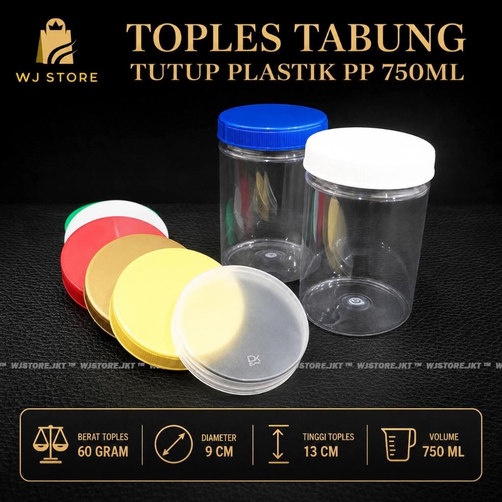 WJSTORE Toples 750ml, Toples Tabung 750ml