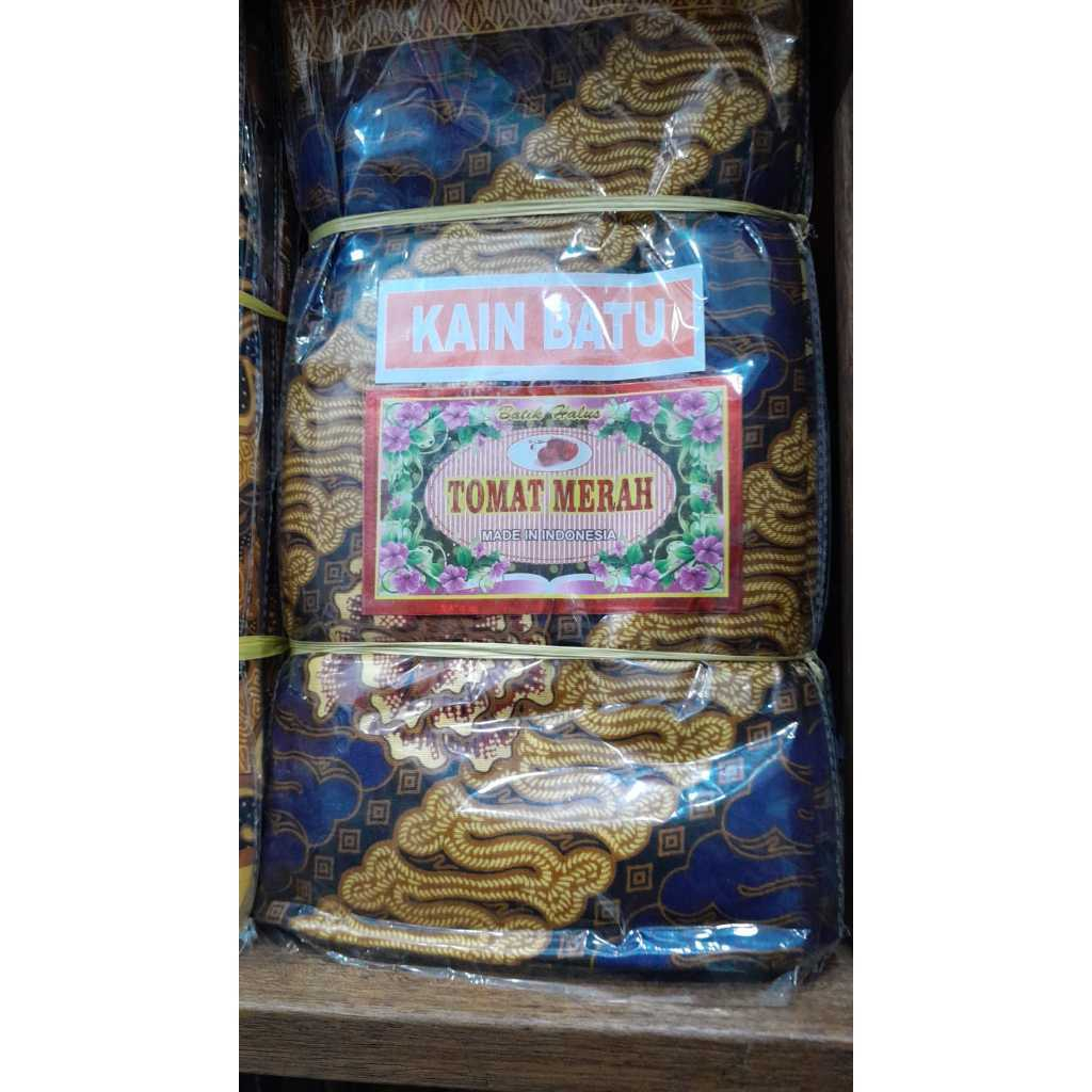 KAIN PANJANG BATIK/KAIN BATU BATIK HALUS CAP TOMAT MERAH