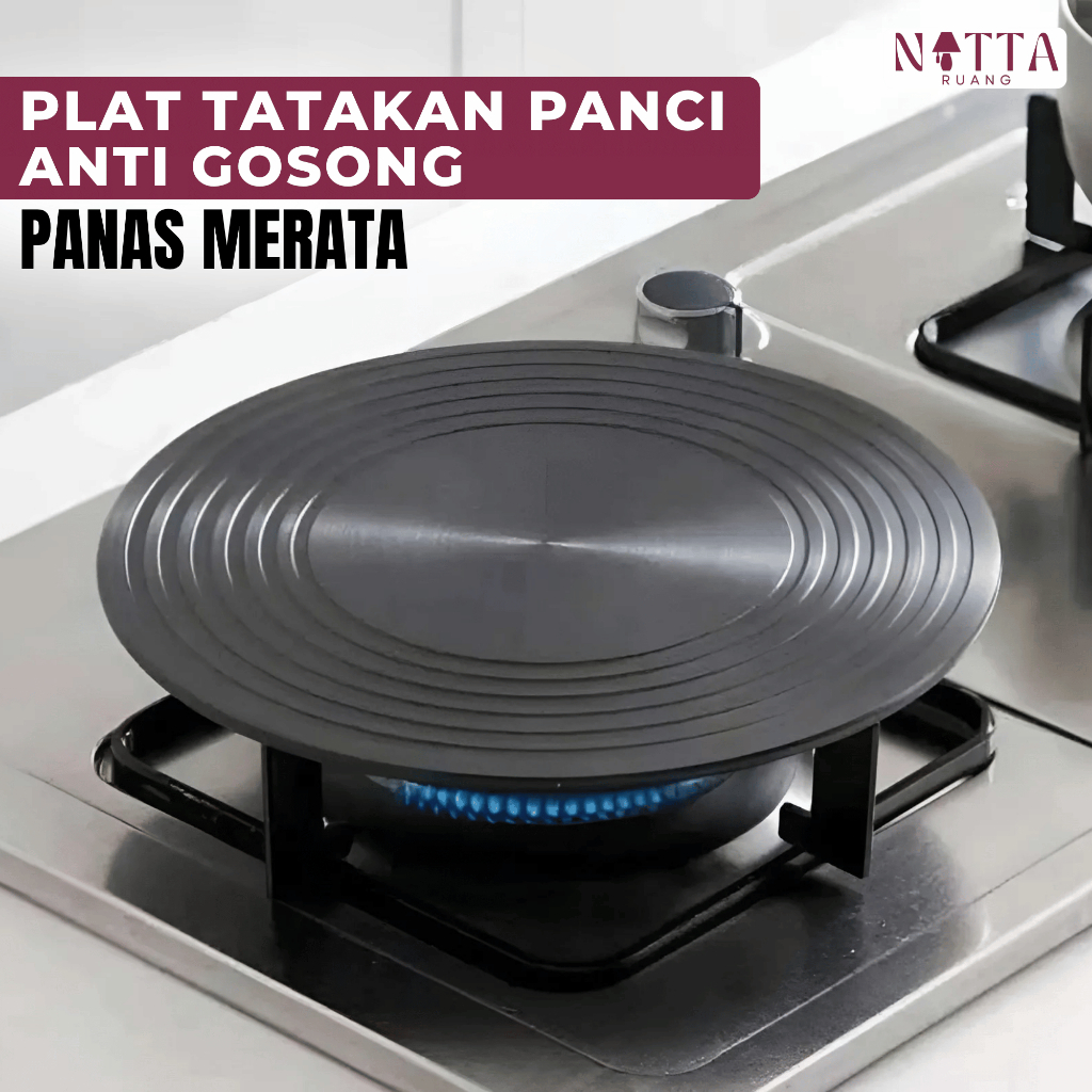 Tatakan Panci Plat Tebal 4mm Alas Kompor Anti Gosong Tatakan Kompor Panas Merata Alas Panci Plat Kom