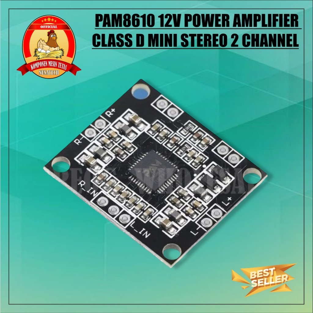 PAM8610 12V POWER AMPLIFIER CLASS D MINI STEREO 2 CHANNEL