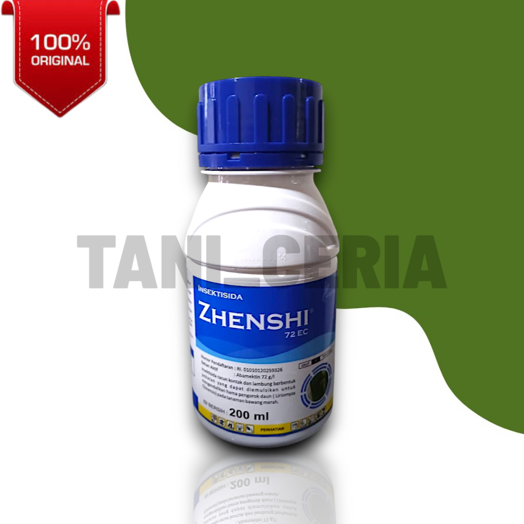 (BONUS KAOS) Insektisida ZHENSHI 72 EC Abamektin 72g/l 200 ml