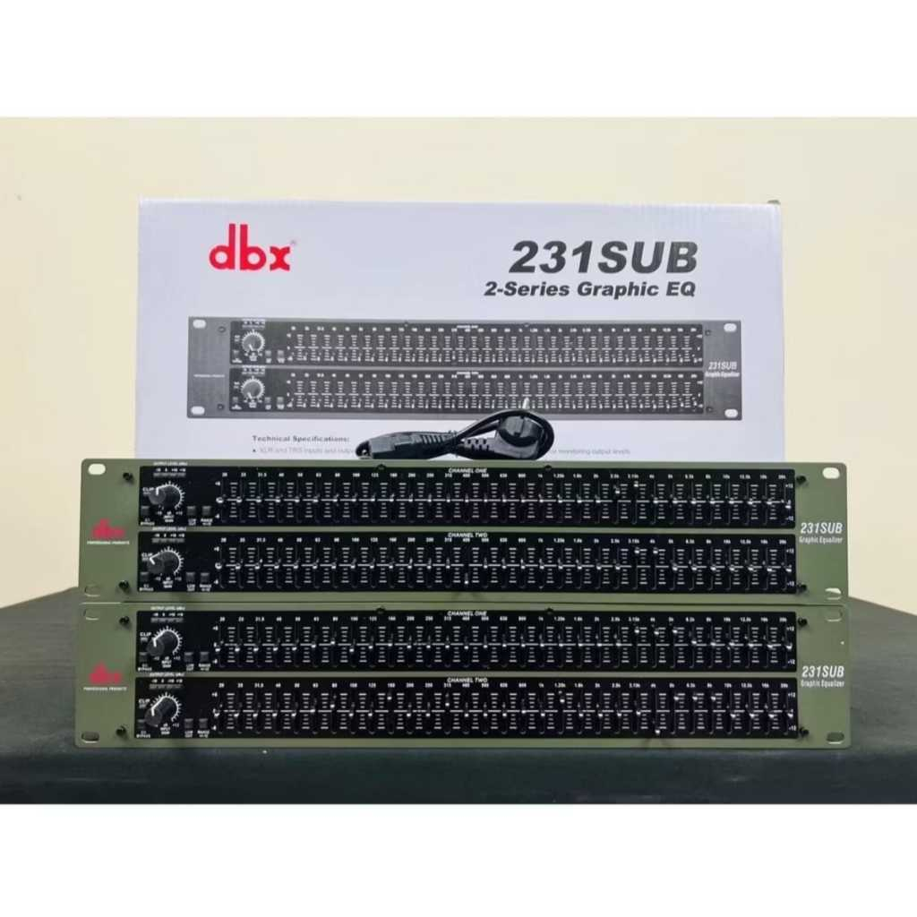 Equalizer dbx 231SUB Micro - equalizer 231sub micro