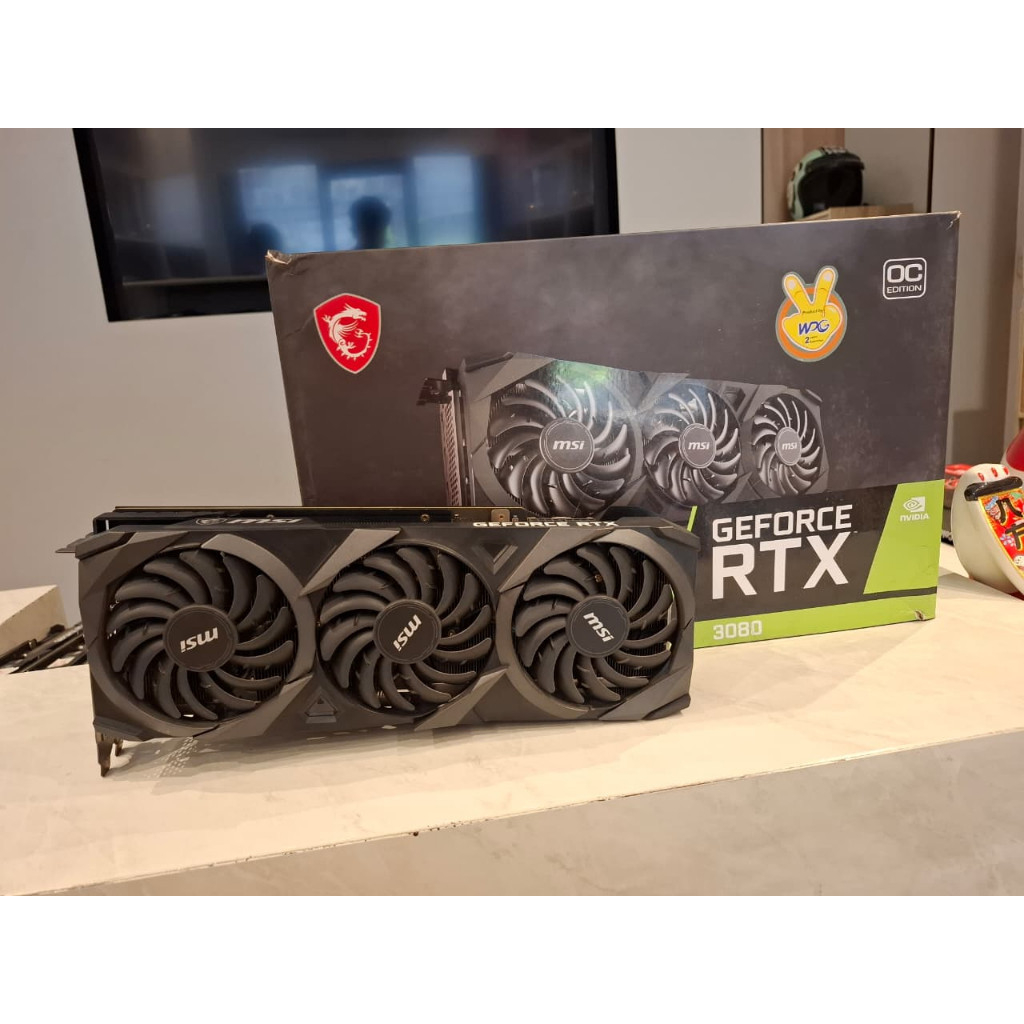 VGA MSI GeForce RTX 3080 / RTX3080 VENTUS 3X PLUS 10GB GDDR6X OC - Second 2ND