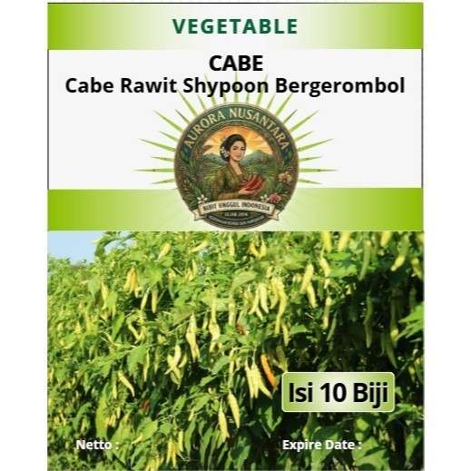 Bibit Unggul Cabe Rawit Shypoon Bergerombol | Biji Benih Cabe Rawit Shypoon Bergerombol | Cabe Rawit