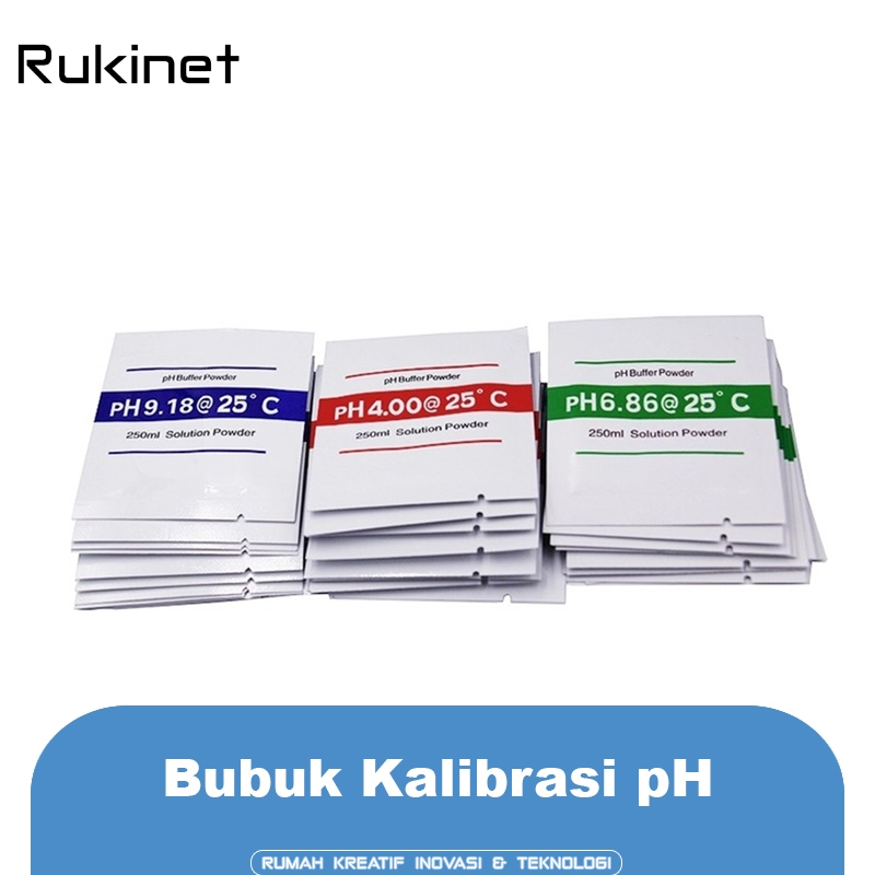 Bubuk kalibrasi ph meter serbuk / Calibrate buffer powder solution