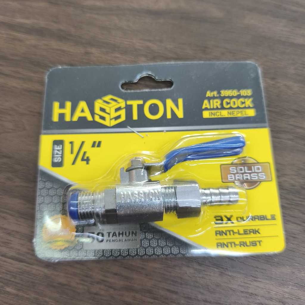 Kran angin / kompresor 1/4" Hasston Prohex (3950-103)
