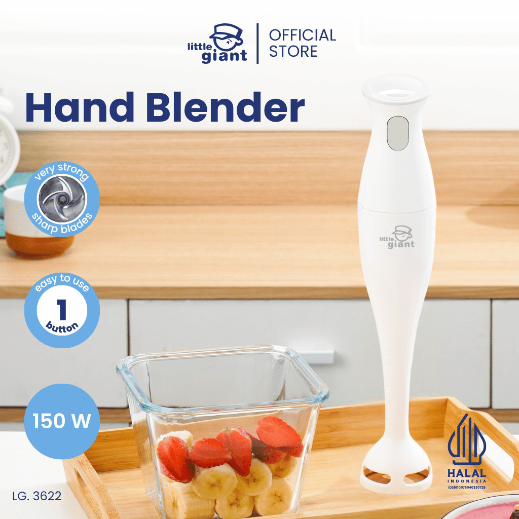 Little Giant Hand Blender | Blender MPASI Bayi Blender Makanan Bayi | Alat MPASI LG3622