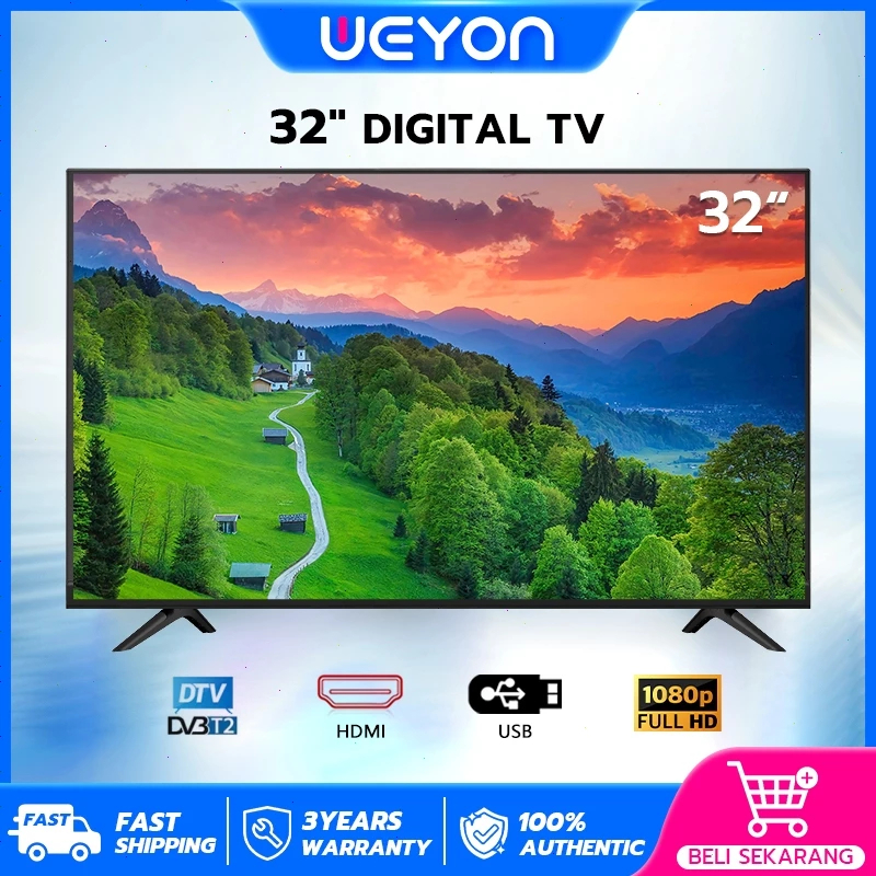 (EX DSIPLAY) TV 32 Inch WEYON ANALOG TV LED WEYON | Instant Delivery Jakarta dan sekitarnya